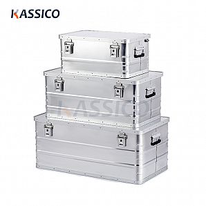 Aufbewahrungs- und Transportboxen aus Aluminium, Alutec & Swisslink